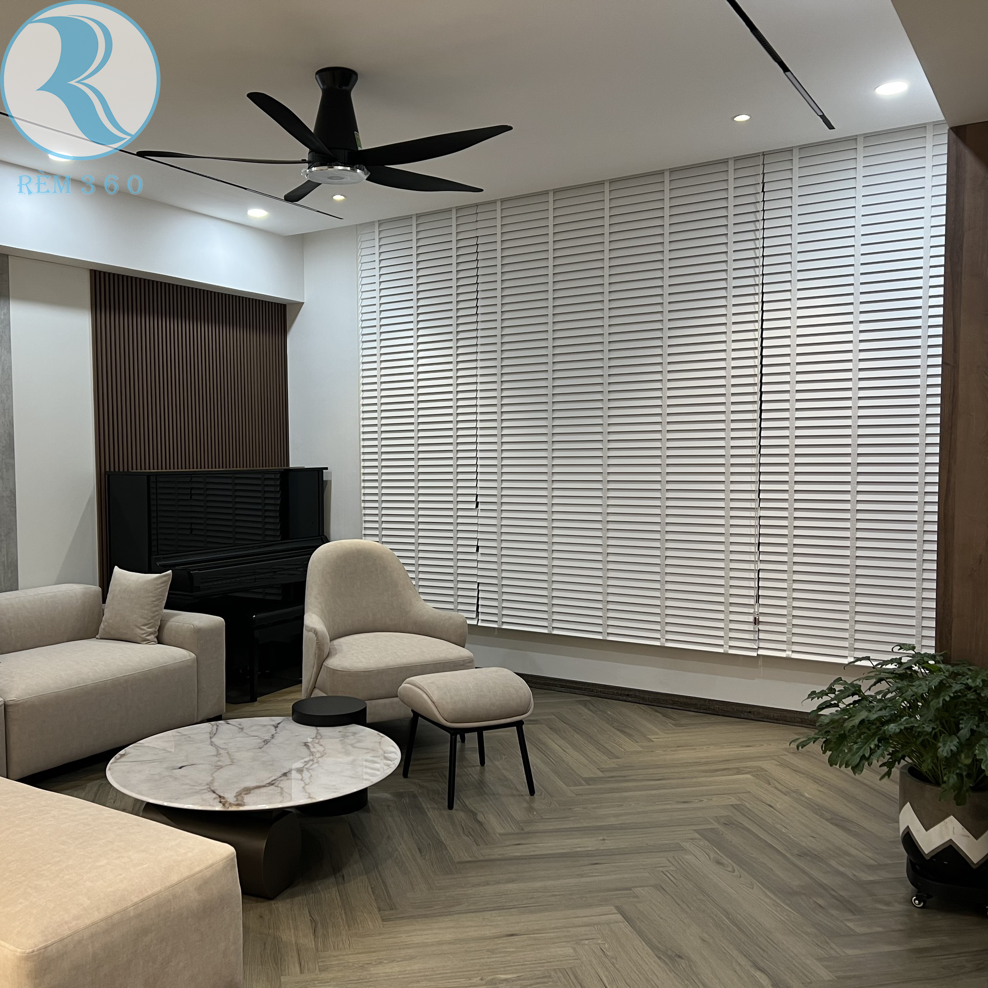 Rèm sáo gỗ MODERO cao cấp hệ 1 dây